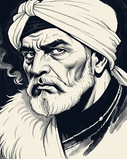 Portrait of Rahaash Kelongaad the Elder